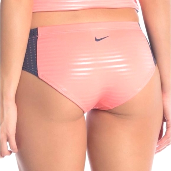 New Nike Perforated Stripe Bikini Bottom - Picture 4 of 10